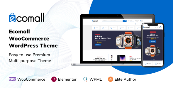 Ecomall – Elementor Electronics WooCommerce Theme 1.0.0