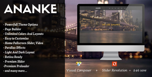 Ananke 3.9.14 – One Page Parallax WordPress Theme