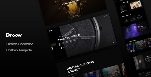 Droow 1.0.0 – Creative Showcase Portfolio Template