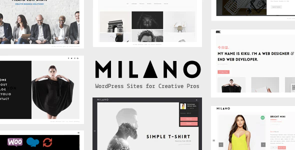 Milano 1.0.0 – Creative Minimal Portfolio & Photography WordPress Theme