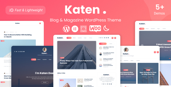Katen 8.6 – Blog & Magazine WordPress Theme
