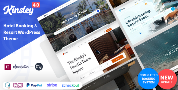 Kinsley 1.0.0 – Hotel Booking Theme