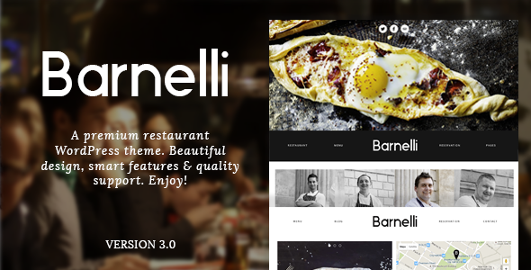 Barnelli – Restaurant Responsive WordPress Theme 1.0.0