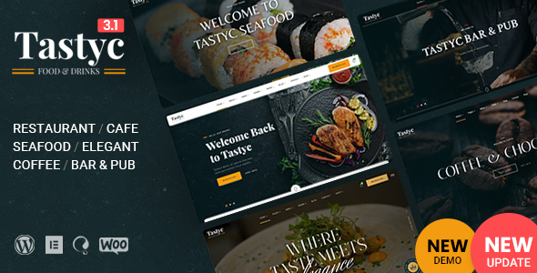 Tastyc 1.1.2 – Cafe Restaurant Theme