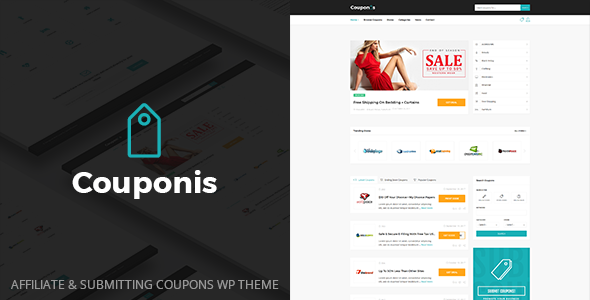 Couponis 3.1.5 – Affiliate & Submitting Coupons WordPress Theme