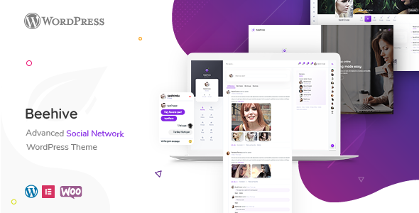 Beehive 1.0.0 – Social Network WordPress Theme