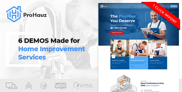 ProHauz 1.0.0 – Handyman & Plumber WordPress Theme