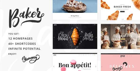 Baker 1.0.0 – Fresh Bakery, Pastry and Cake Shop WordPress Theme