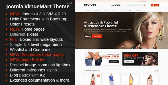 Reviver – Responsive Multipurpose VirtueMart Theme 7.4