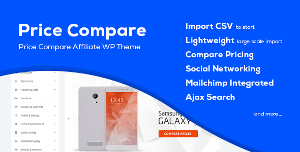 Price Compare 1.0.0 – Cost Comparison WordPress Theme