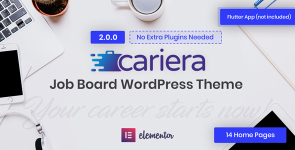 Cariera – Job Board WordPress Theme 2.0.0