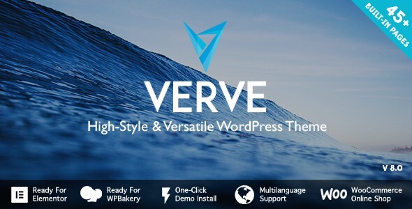 Verve 7.6 – High-Style WordPress Theme