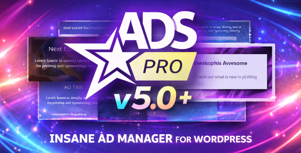 Ads Pro Plugin Review: Multi-Purpose Ad Manager 1.0.0