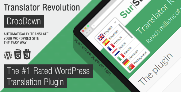 Ajax Translator Revolution DropDown WP Review 1.0.0