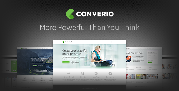 Converio Review: Multi-Purpose Corporate Theme 1.0.37