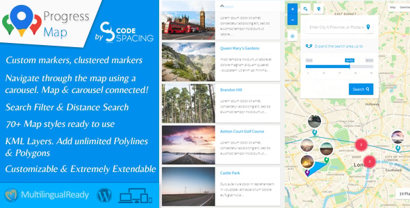 Progress Map WordPress Plugin Review: Best Maps 5.8