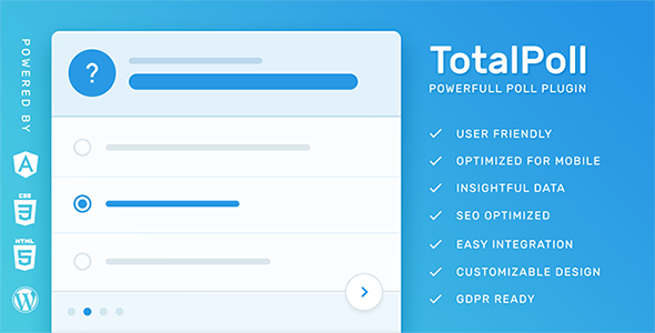 TotalPoll Pro Review: Responsive WP Poll Plugin 1.0.0