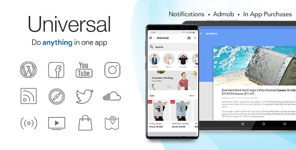 Universal – Full Multi-Purpose Android App Review: 1 1.0.0