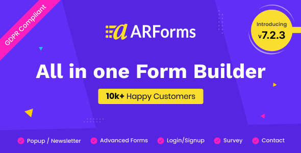 ARForms Review: Drag-and-Drop WordPress Form Builder 1.0.0