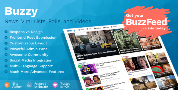 Buzzy Review: Viral Lists, Polls and Videos 4.9.9