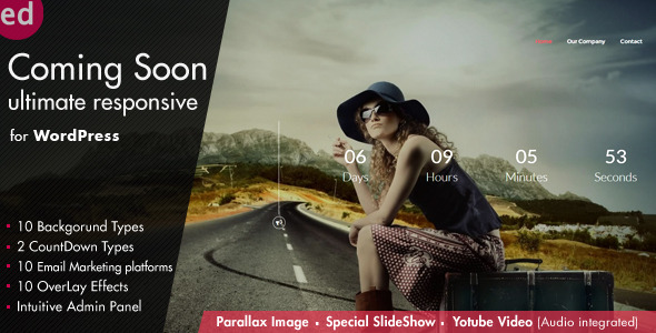 Coming Soon CountDown Responsive WordPress Plugin Review 3.7