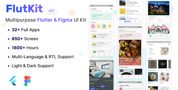 FlutKit Review: Flutter & Figma UI Kit 1.0.0