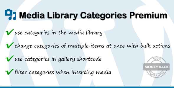 Media Library Categories Premium — CodeCanyon > WordPress > Interface Elements preview