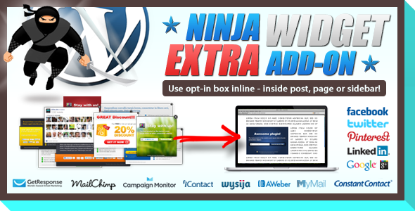 Ninja Widget Extra Add-on Review: Quick Setup 3.1