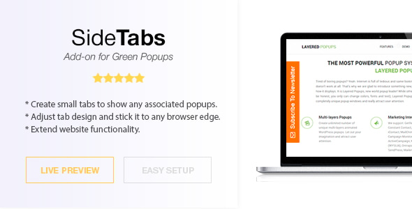 Side Tabs 1.44 – Green Popups Add-On Review: Quick Setup