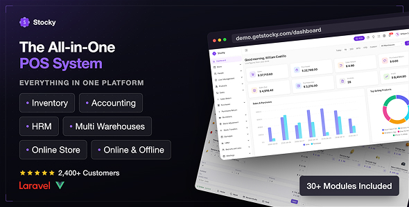Stocky POS 1.0.0 – ERP, Inventory Management, Point of S