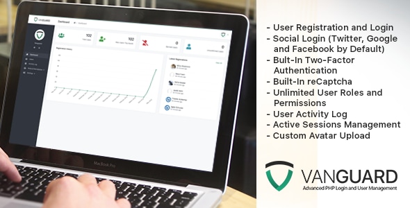 Vanguard – Advanced PHP Login and User Management Review 12.0.0