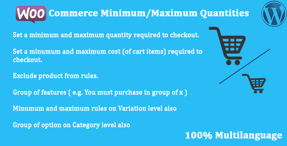 WooCommerce – Minimum/Maximum Quantities Review: Limits 2.1.9