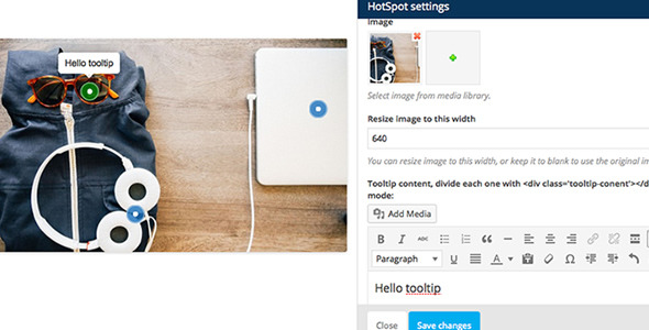 WPBakery Image Hotspot Review: Tooltip Lightbox 1.5.2