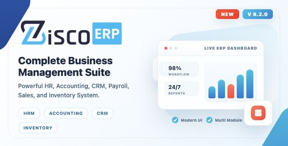 ZiscoERP Review: HR, Accounting & CRM in One 6.2.0